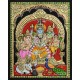 Shiva Family Tanjore Painting Shiva Family Tanjore Painting