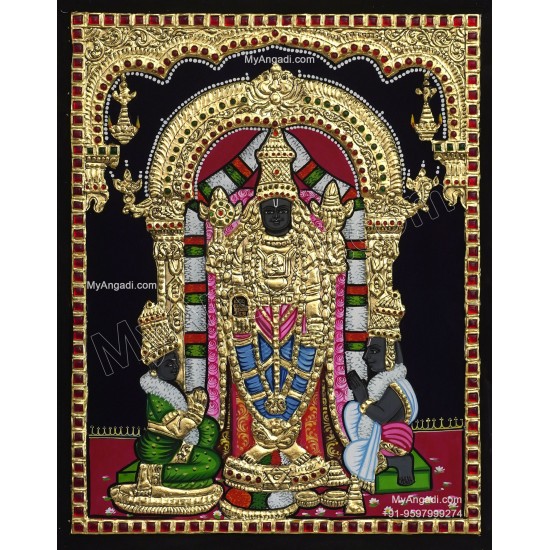Uppiliappan / Oppiliyappan Tanjore Painting