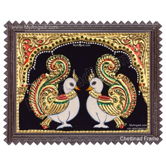 Peacock Tanjore Paintings Peacock Tanjore Paintings