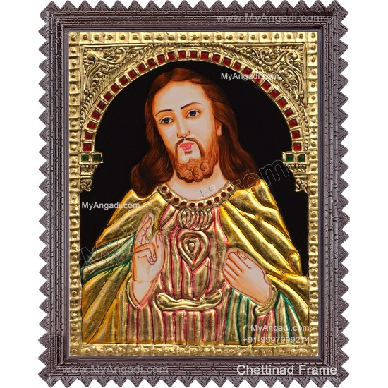Jesus Tanjore Painting