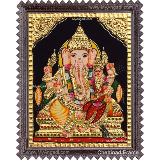 Ganesha Tanjore Painting