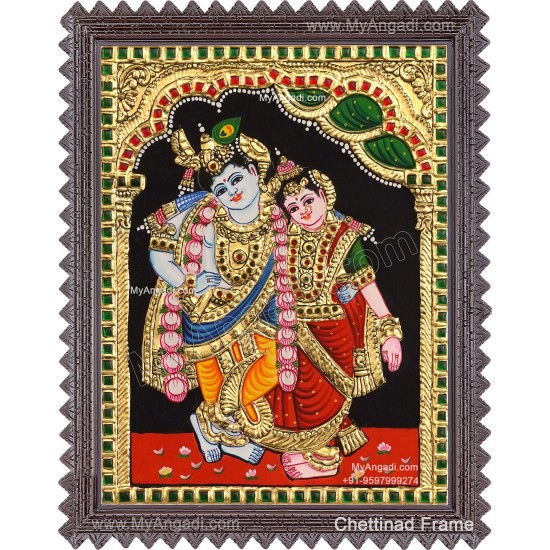 Kannan Rukmani Tanjore Painting