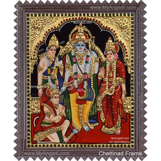 Ram Durbar Tanjore Painting Ram Durbar Tanjore Painting