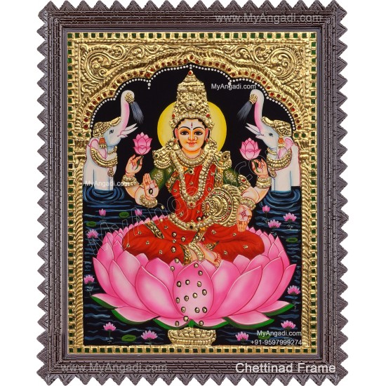 Gajalakshmi Tanjore Painting Gajalakshmi Tanjore Painting