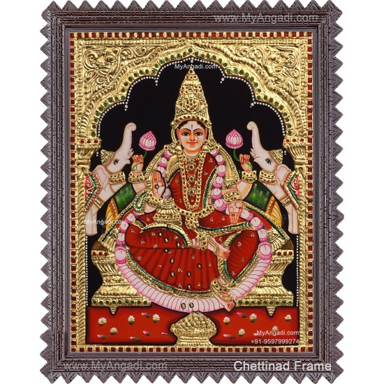 Gajalakshmi Tanjore Painting Gajalakshmi Tanjore Painting
