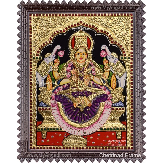 Gajalakshmi Tanjore Painting Gajalakshmi Tanjore Painting