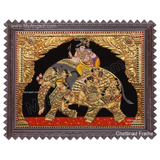 Iyravatham Tanjore Painting Iyravatham Tanjore Painting