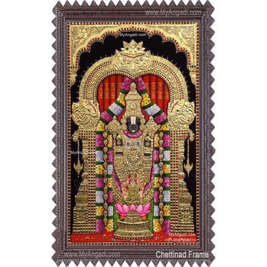 Balaji Lakshmi Tanjore Painting