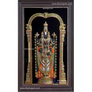 Balaji 3d Tanjore Painting