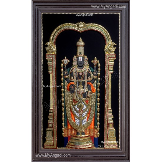 Balaji 3d Tanjore Painting Balaji 3d Tanjore Painting