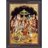Ramar Pattabhisekam 3d Tanjore Painting