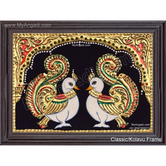 Peacock Tanjore Paintings Peacock Tanjore Paintings