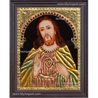 Jesus Tanjore Painting