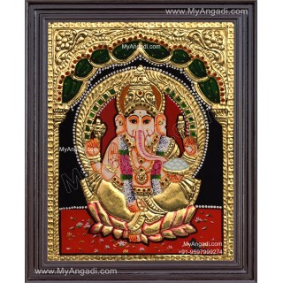 Ganesha Tanjore Painting