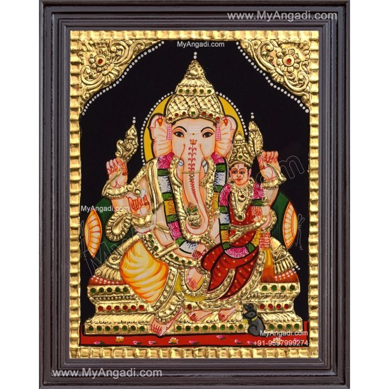 Ganesha Tanjore Painting