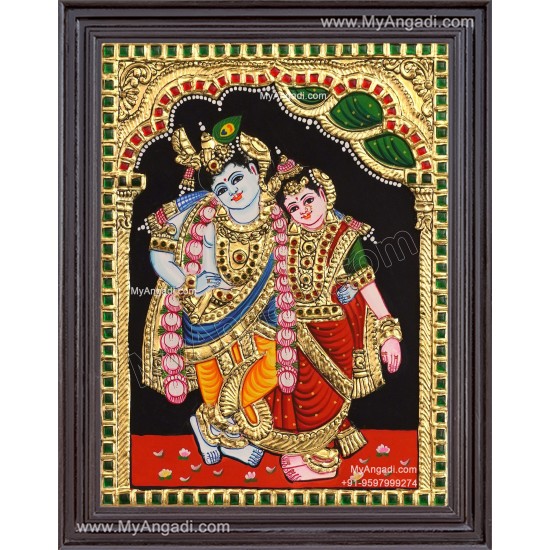 Kannan Rukmani Tanjore Painting