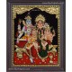 Shiva Family Tanjore Painting Shiva Family Tanjore Painting