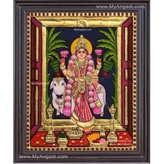 Grahalakshmi Tanjore Painting