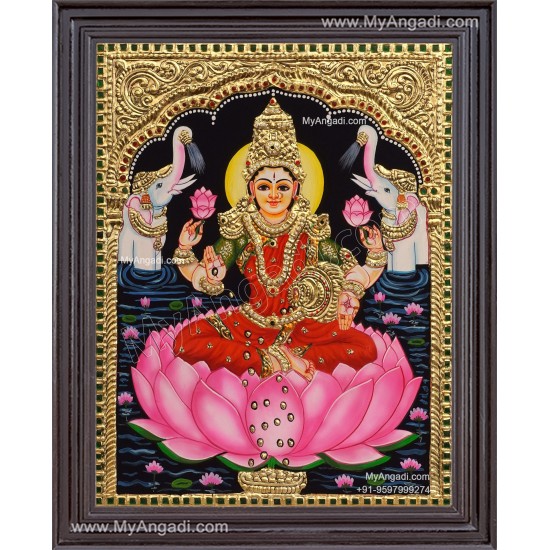 Gajalakshmi Tanjore Painting Gajalakshmi Tanjore Painting