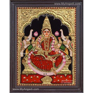 Gajalakshmi Tanjore Painting