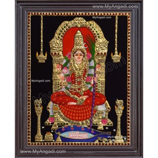 Kamatchi Amman Tanjore Painting