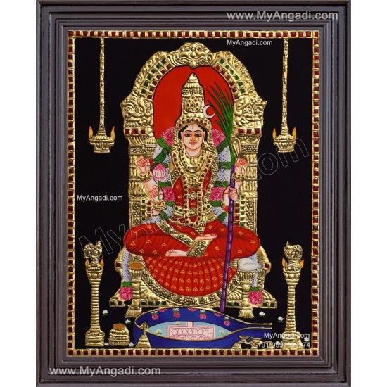 Kamatchi Amman Tanjore Painting Kamatchi Amman Tanjore Painting