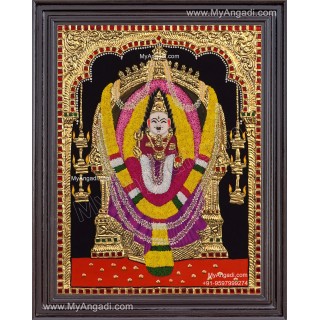 Bathirakali Amman Tanjore Painting