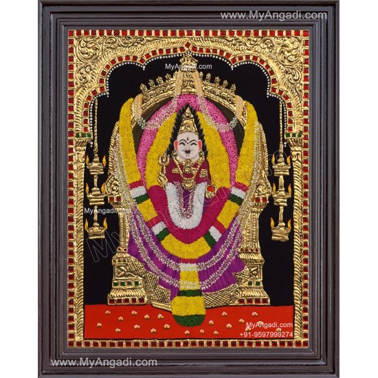 Bathirakali Amman Tanjore Painting