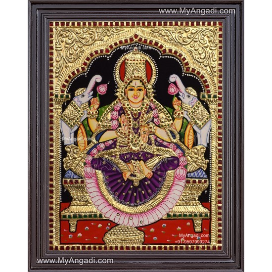 Gajalakshmi Tanjore Painting Gajalakshmi Tanjore Painting