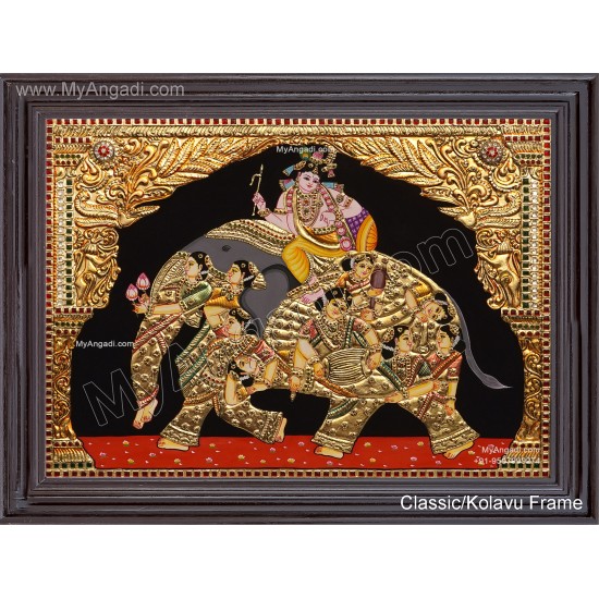 Iyravatham Tanjore Painting Iyravatham Tanjore Painting