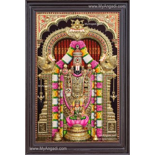 Balaji Lakshmi 3D Tanjore Painting