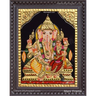 Ganesha Tanjore Painting