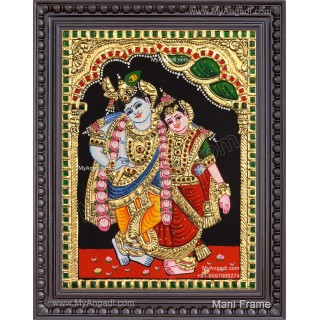Kannan Rukmani Tanjore Painting