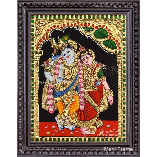 Kannan Rukmani Tanjore Painting