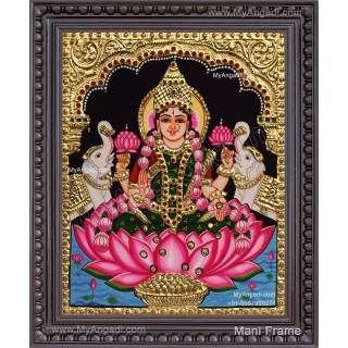 Gajalakshmi Tanjore Painting Gajalakshmi Tanjore Painting