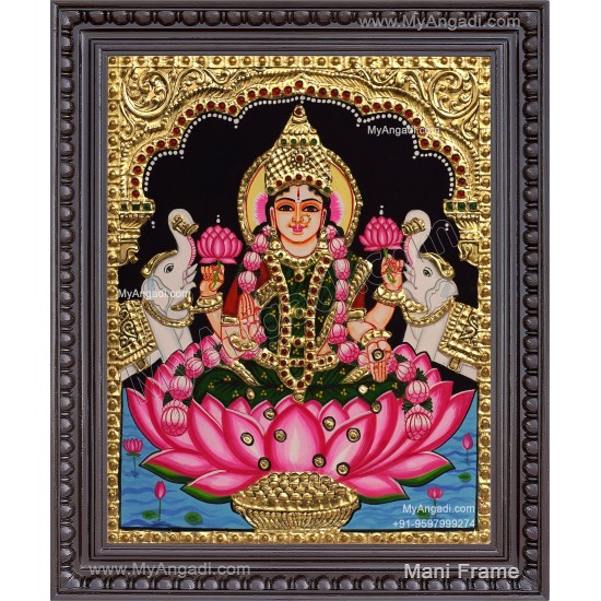 Gajalakshmi Tanjore Painting Gajalakshmi Tanjore Painting