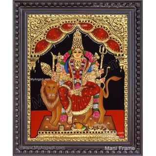 Durga Devi Tanjore Painting Durga Devi Tanjore Painting