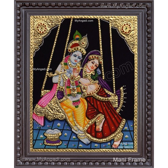 Radha Krishna Tanjore Painting