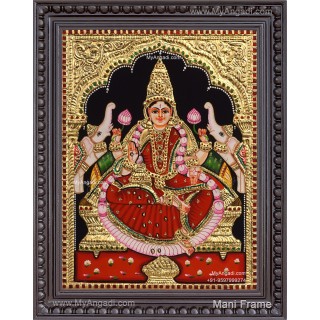 Gajalakshmi Tanjore Painting