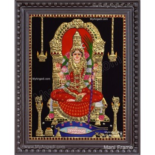 Kamatchi Amman Tanjore Painting