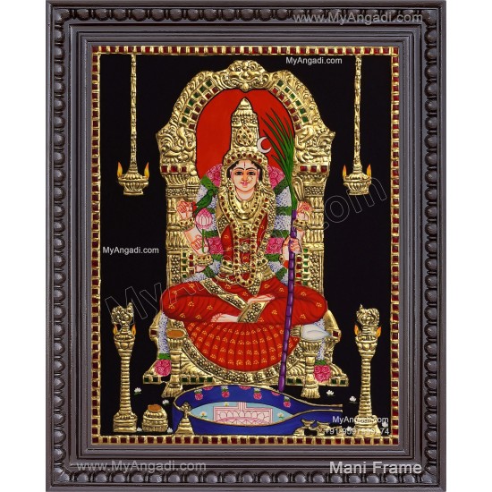 Kamatchi Amman Tanjore Painting Kamatchi Amman Tanjore Painting