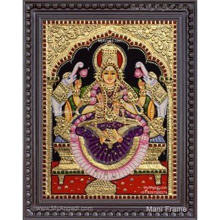 Gajalakshmi Tanjore Painting