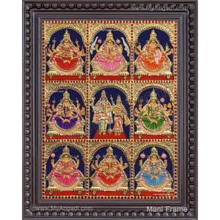 Ashta Lakshmi Tanjore Painting