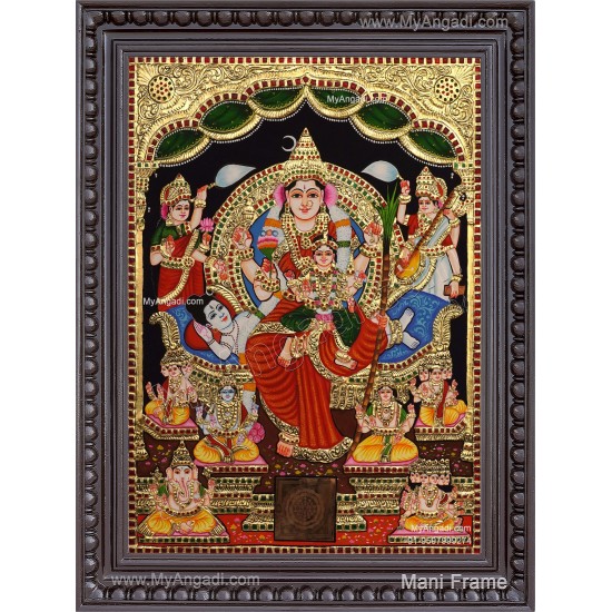 Raja Rajeshwari Tanjore Painting Raja Rajeshwari Tanjore Painting