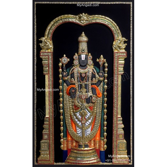 Balaji 3d Tanjore Painting Balaji 3d Tanjore Painting