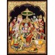 Ramar Pattabhisekam 3d Tanjore Painting Ramar Pattabhisekam 3d Tanjore Painting