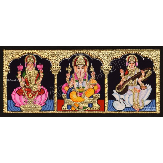 3 Panel Tanjore Painting 3 Panel Tanjore Painting