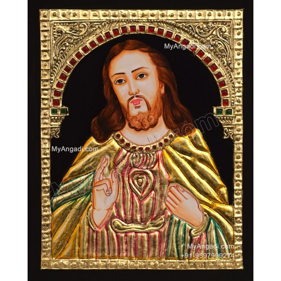 Jesus Tanjore Painting