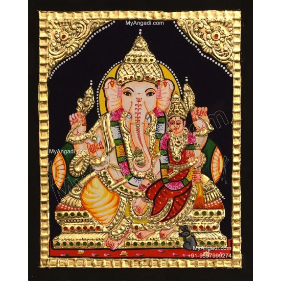 Ganesha Tanjore Painting