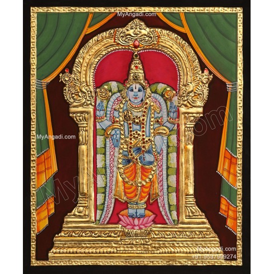 Vishnu Tanjore Painting Vishnu Tanjore Painting
